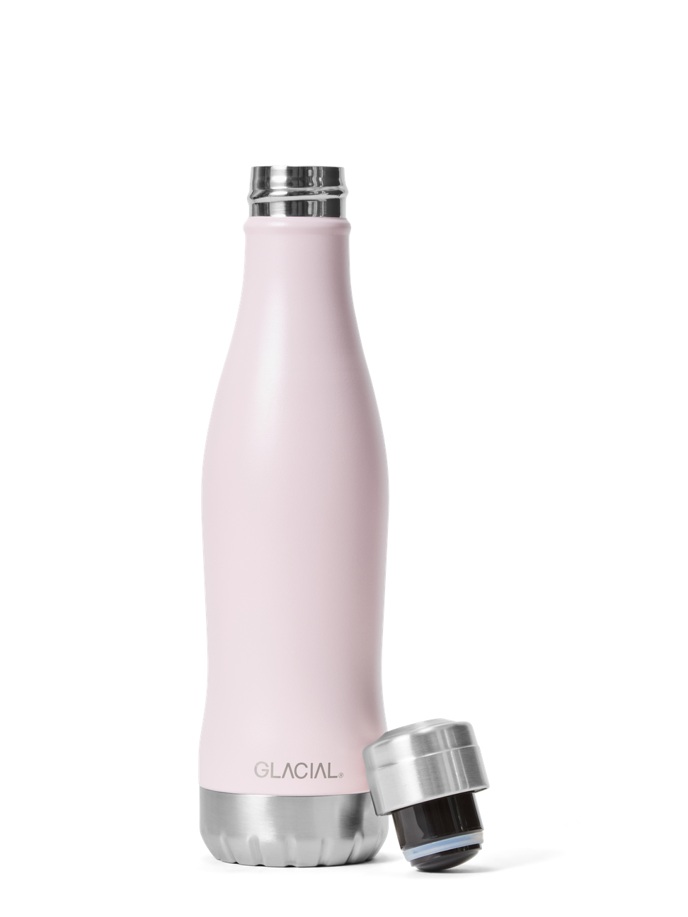 Water Bottle Matte Pink Powder 400ml