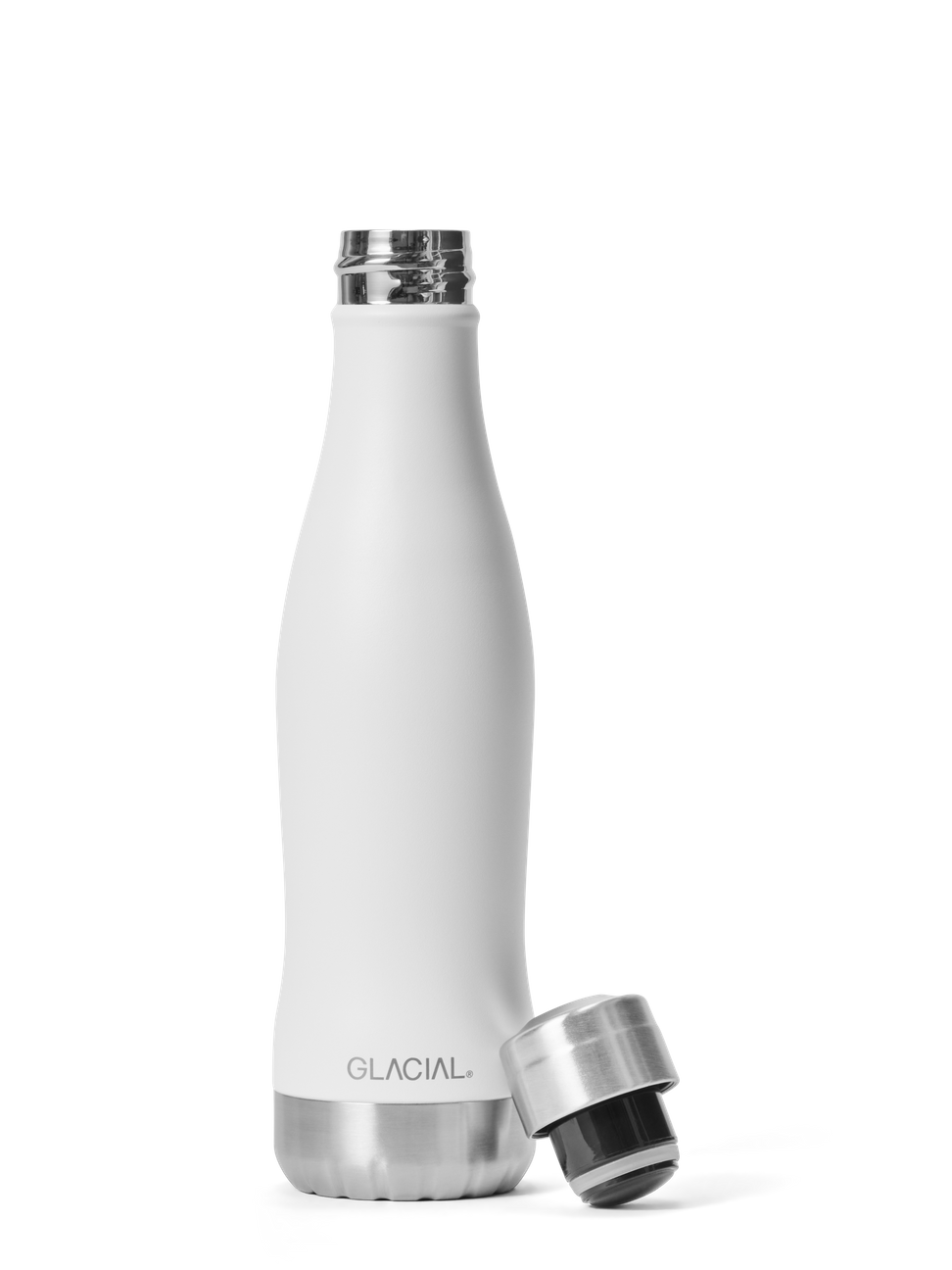 Water Bottle Matte White 400ml