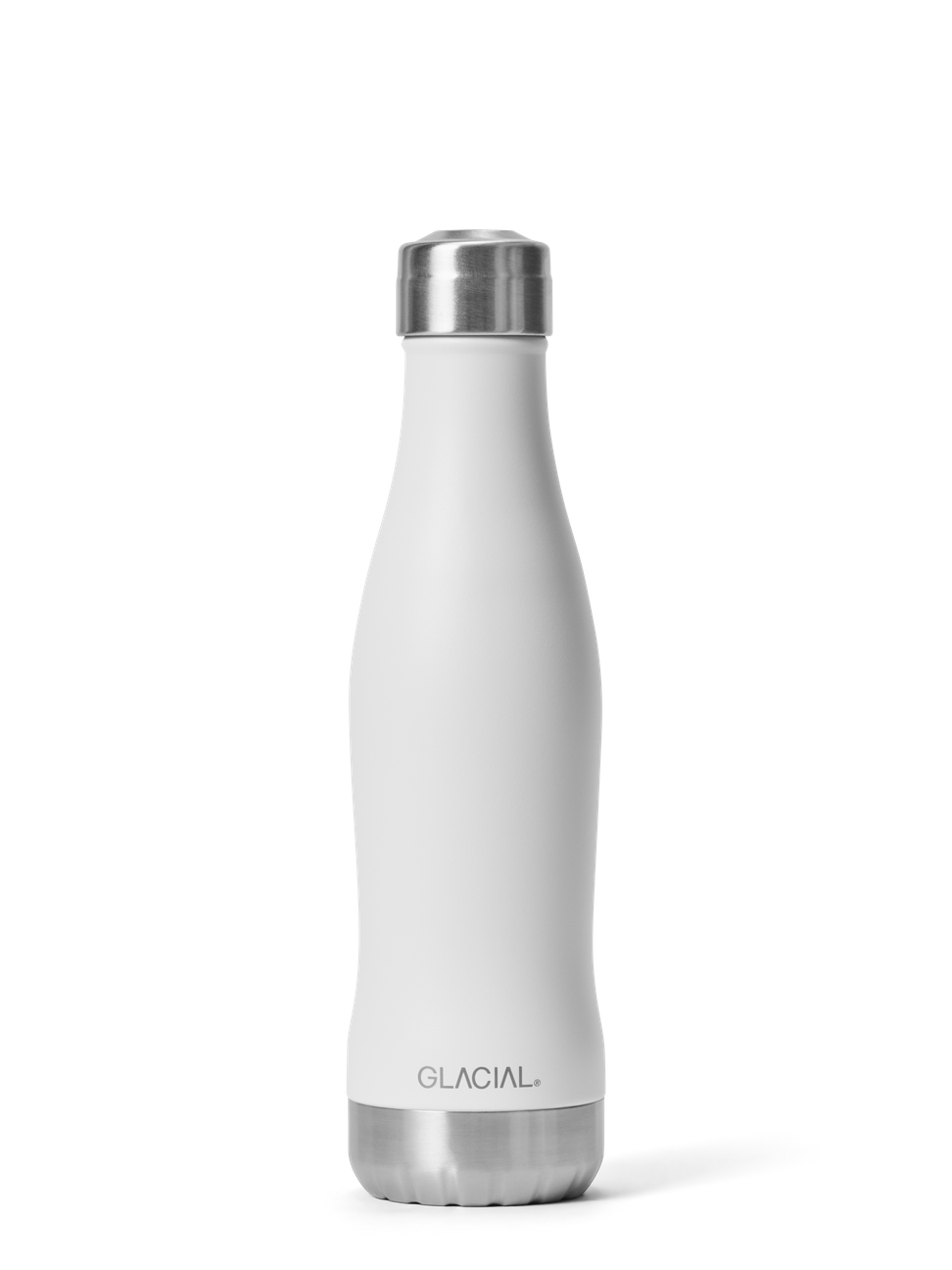 Water Bottle Matte White 400ml