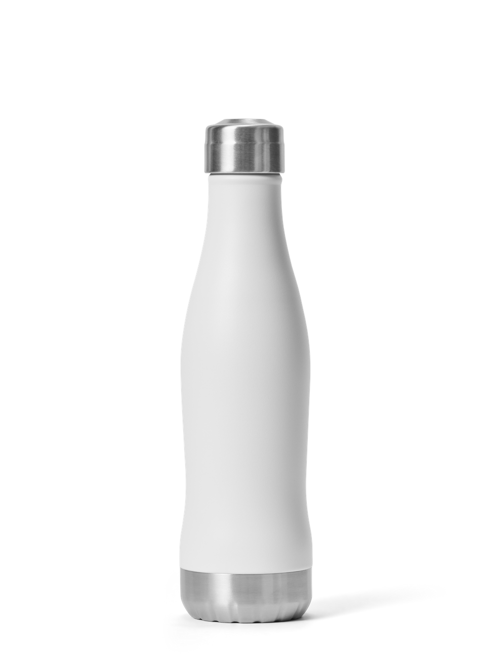 Water Bottle Matte White 400ml