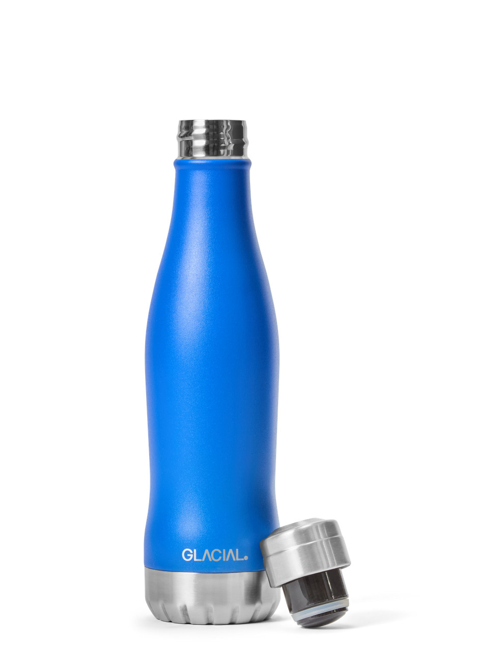 Water Bottle Matte Blue 400ml