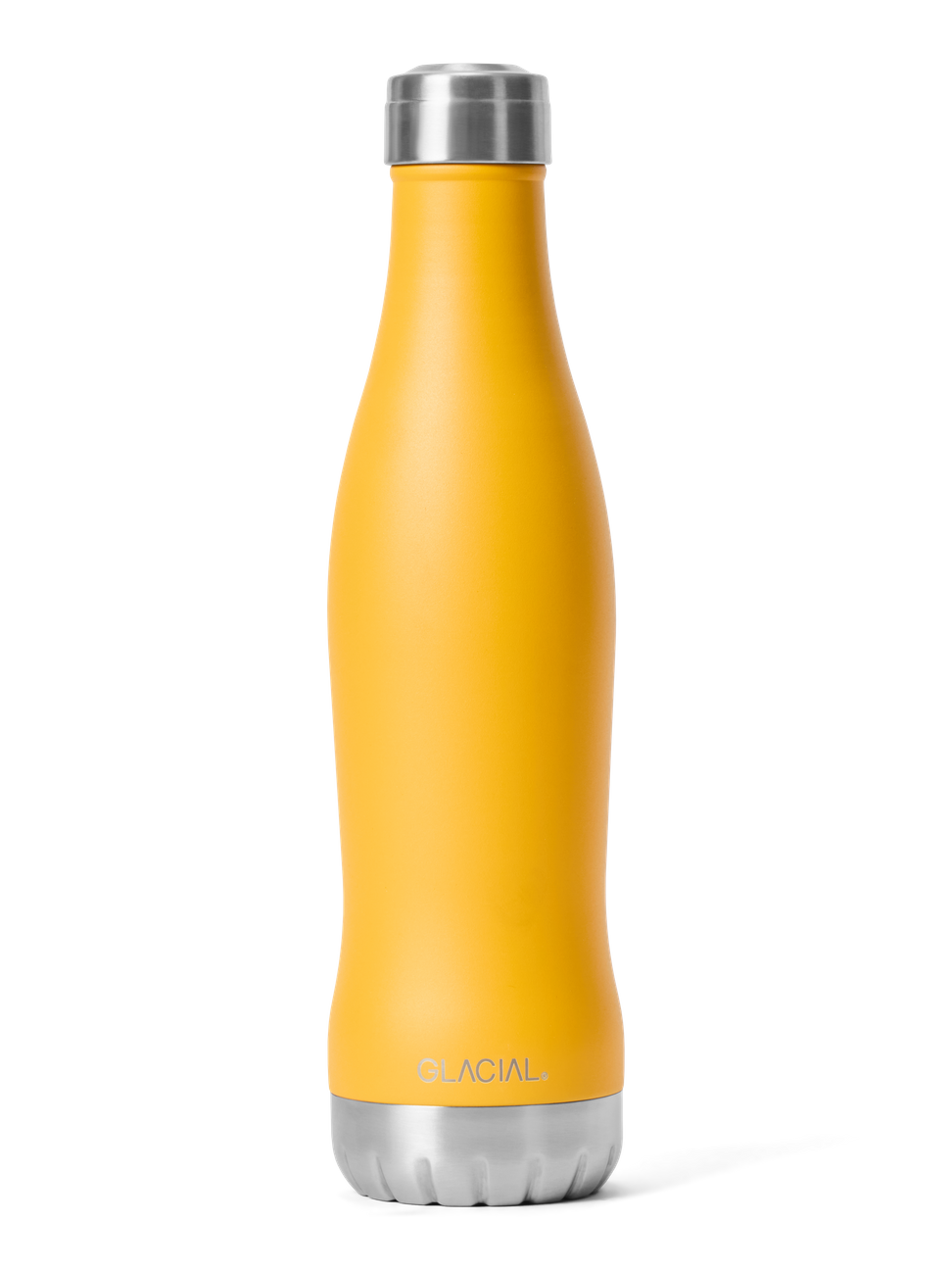 Water Bottle Matte Yellow 600ml