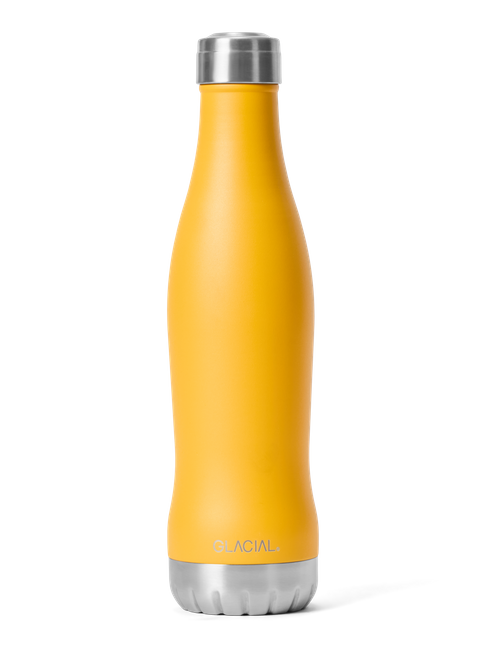 Water Bottle Matte Yellow 600ml