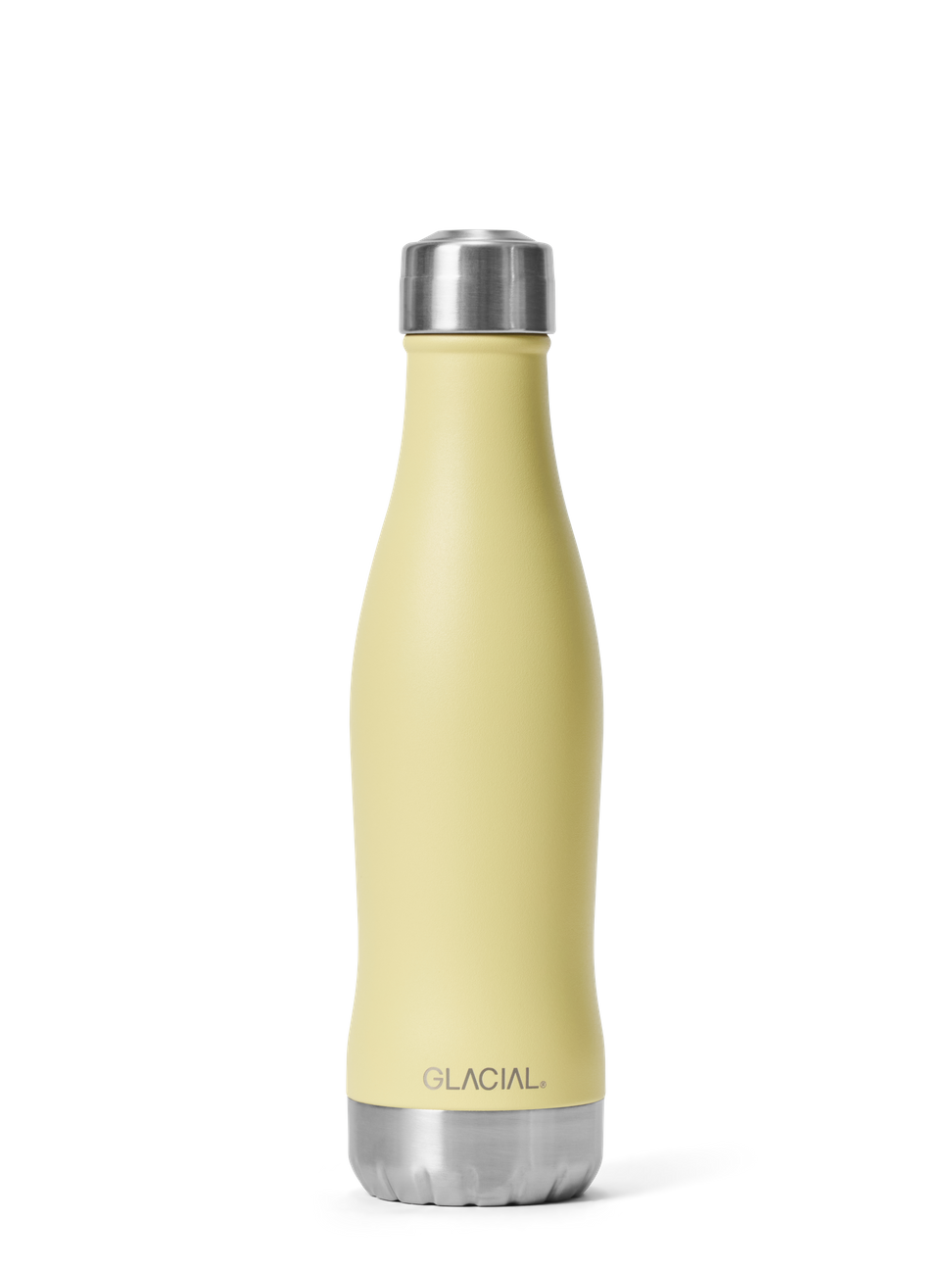 Water Bottle Matte Light Yellow 400ml