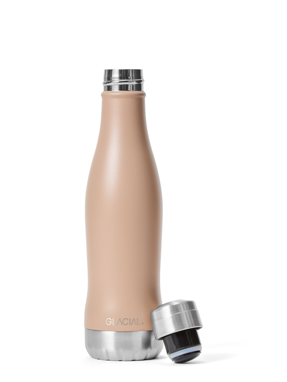 Water Bottle Matte Brown 400ml