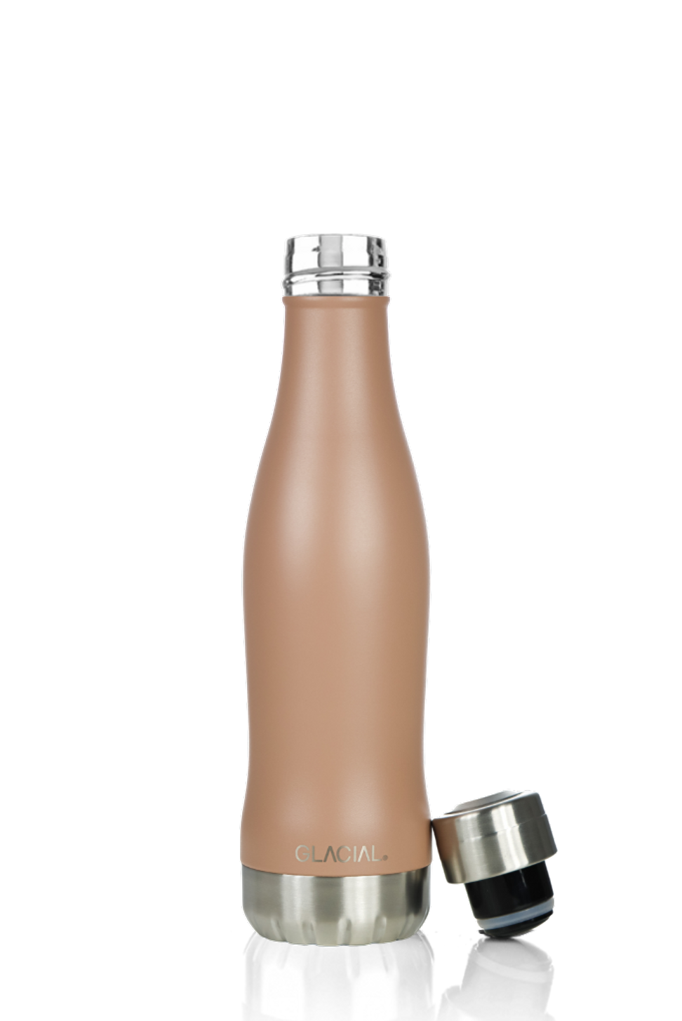 Water Bottle Matte Brown 400ml