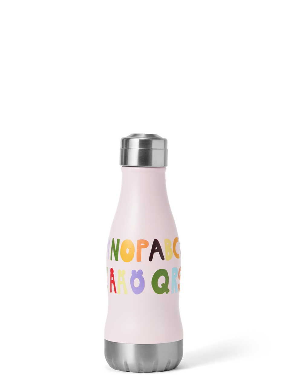 Water Bottle Alphabet Soup Pink 280ml