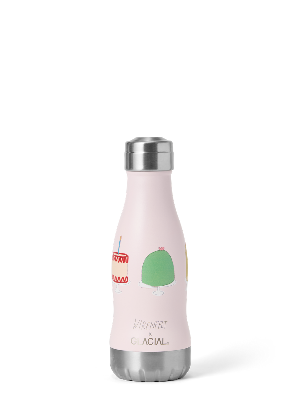Water Bottle Cake Parade Pink 280ml