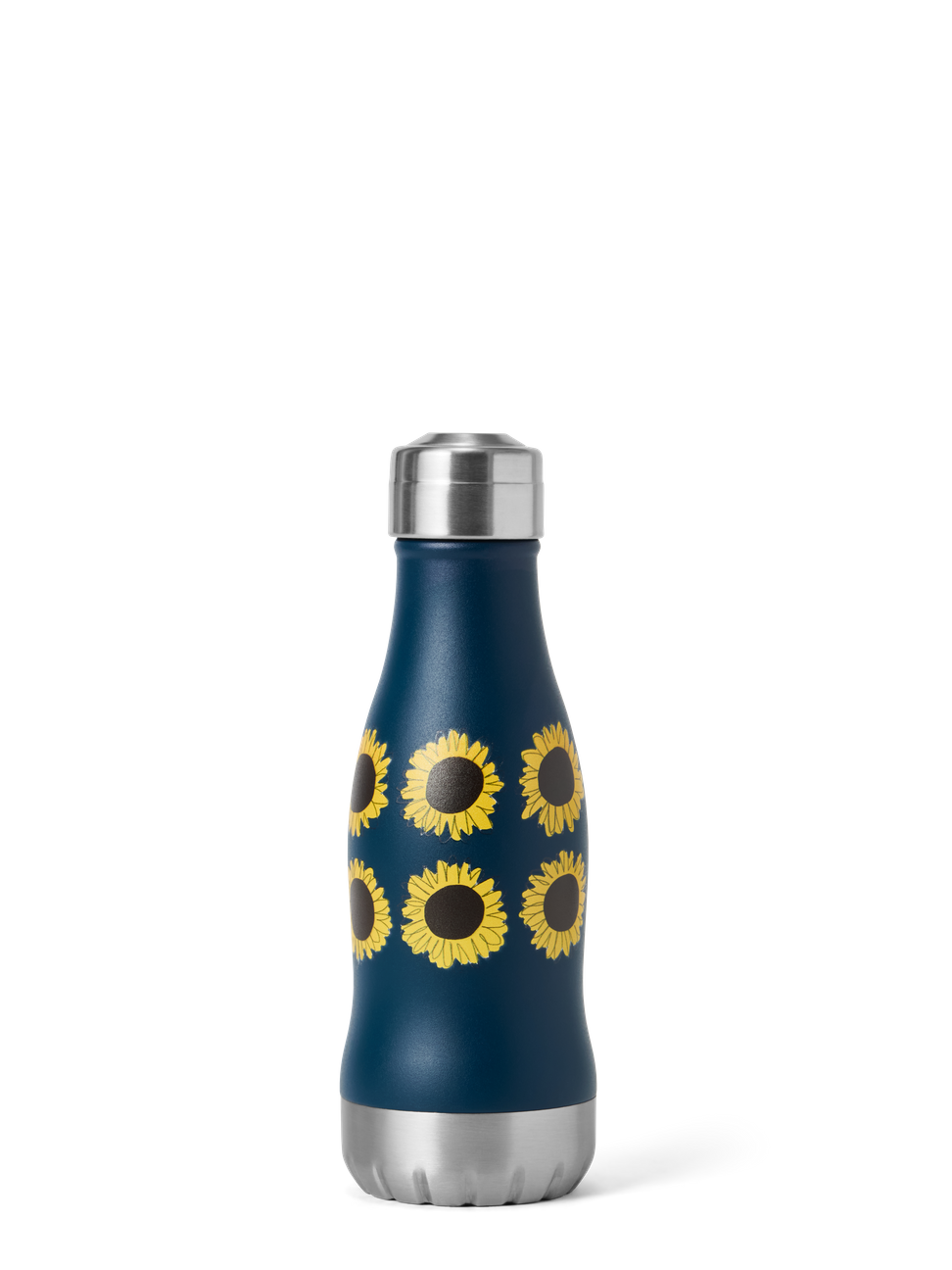 Water Bottle Flower Power Navy 280ml