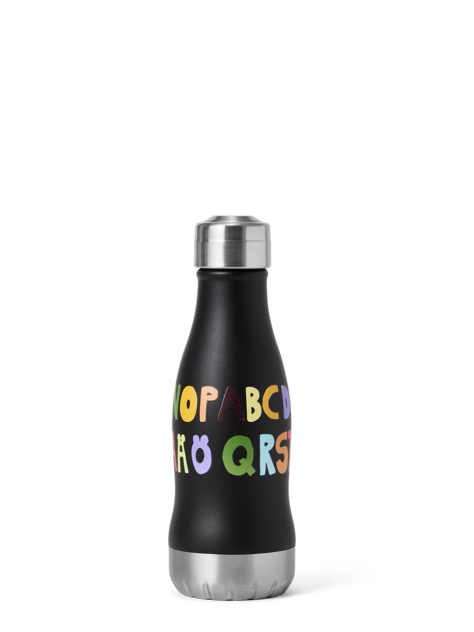 Water Bottle Alphabet Soup Black 280ml