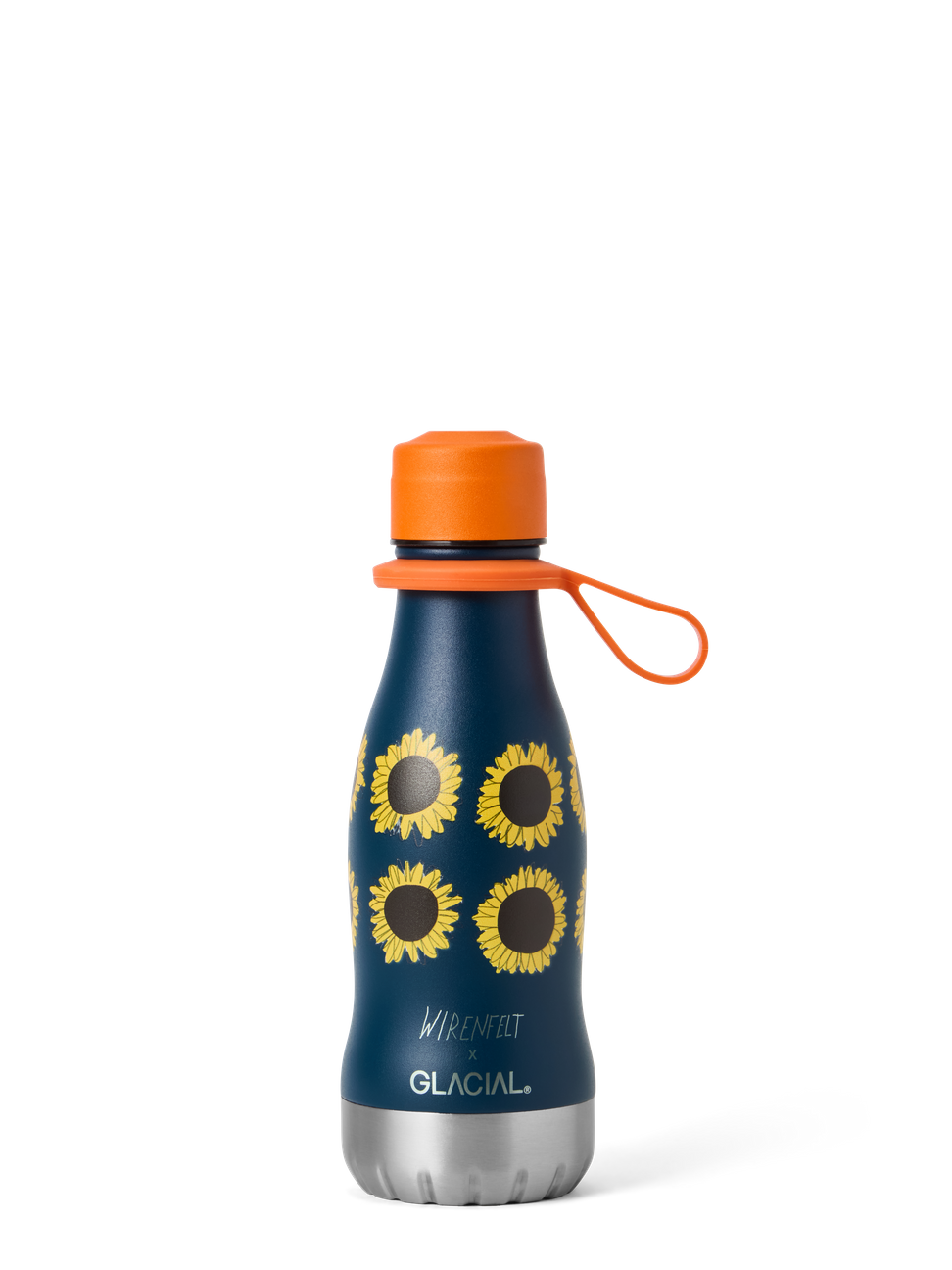 Flower Power Navy 280ml (Orange/Orange)