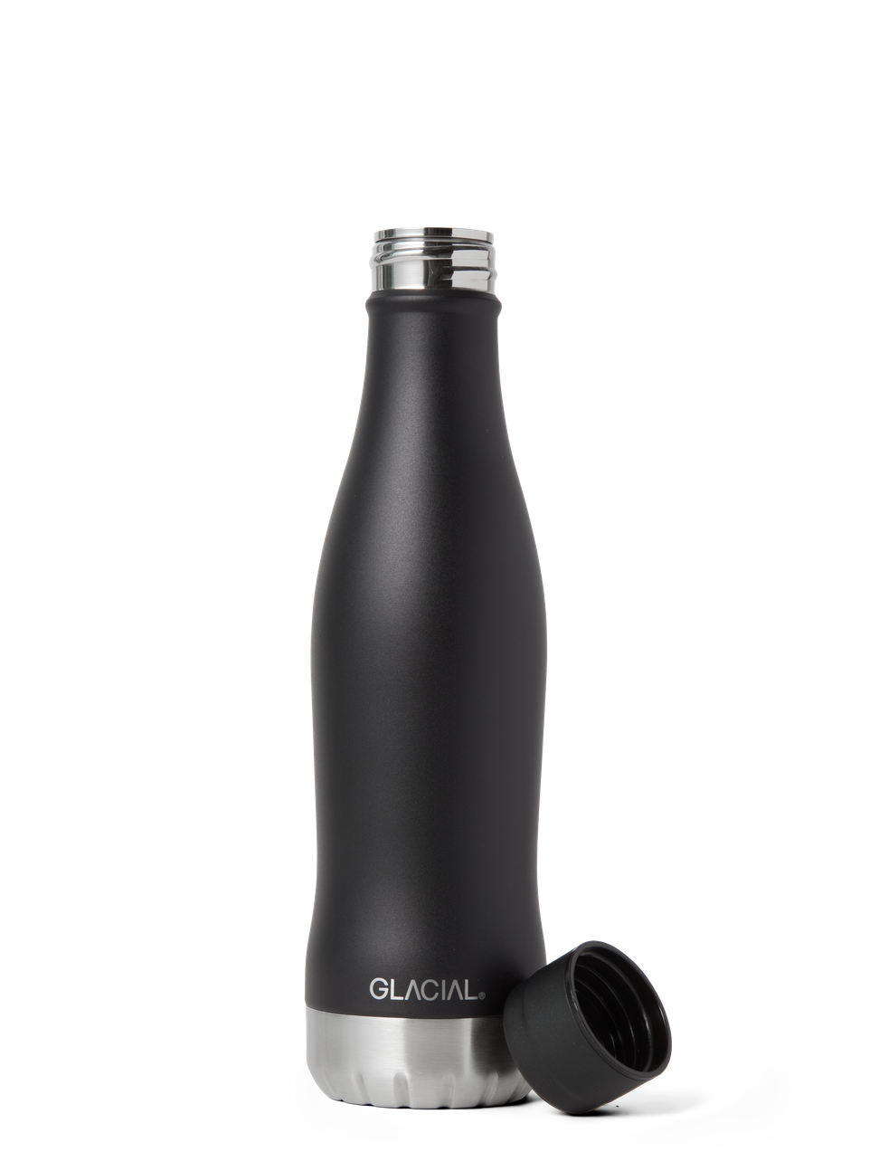 Water Bottle Matte Black 600ml