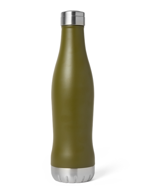 Leo x Insulated Bottle Matte Green 400ml
