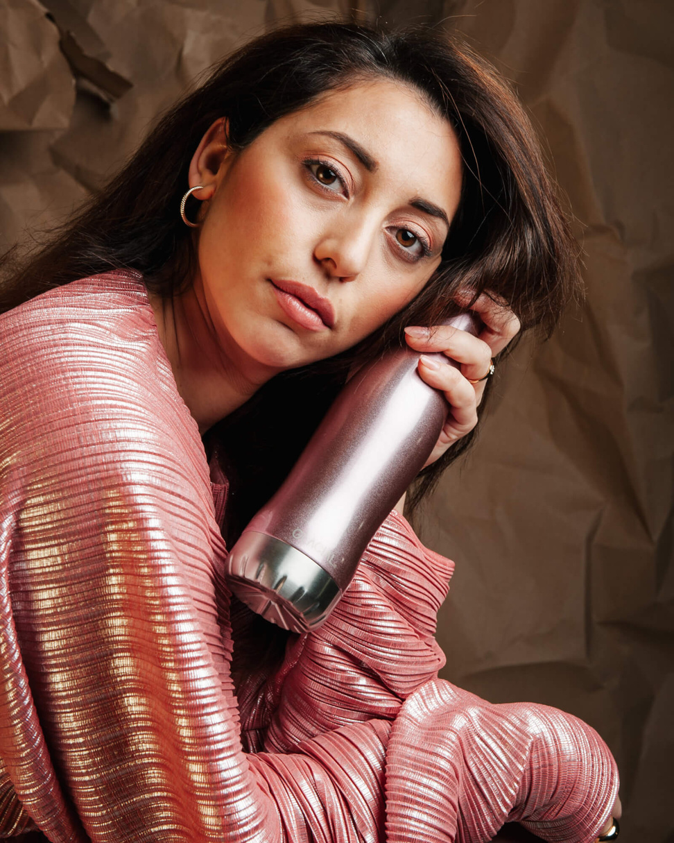 Water Bottle Pink Diamond 400ml