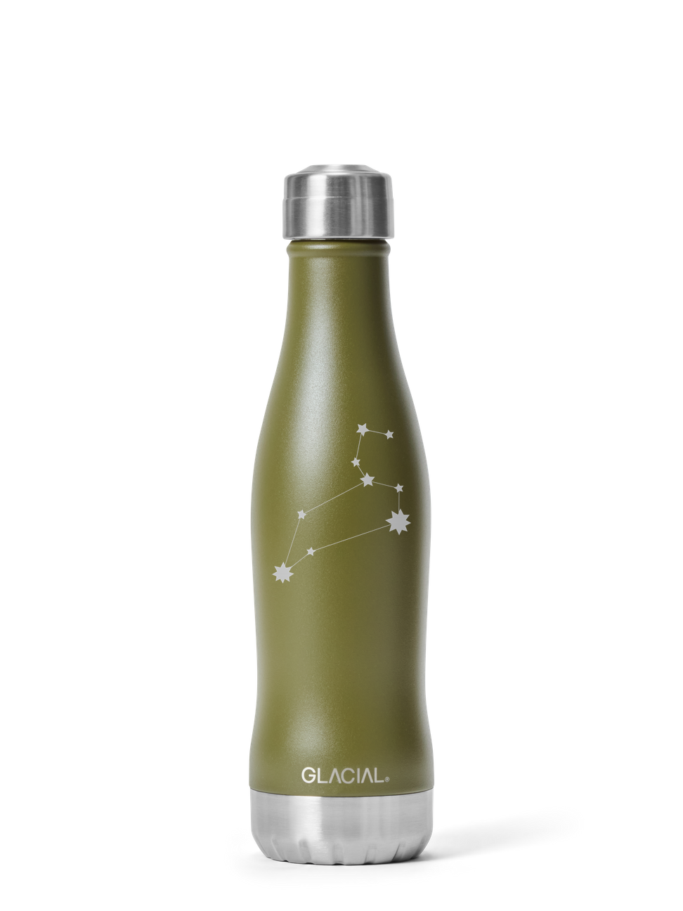 Leo x Insulated Bottle Matte Green 400ml