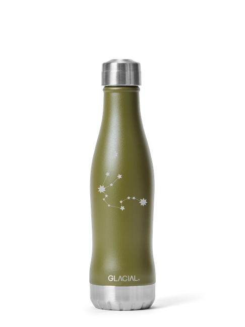 Aquarius x Insulated Bottle Matte Green 400ml