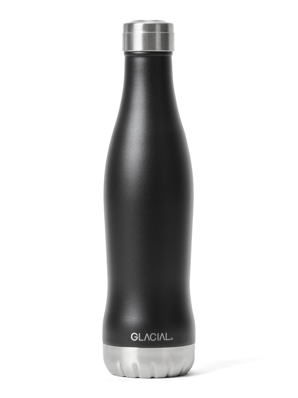 Water Bottle Matte Black 600ml