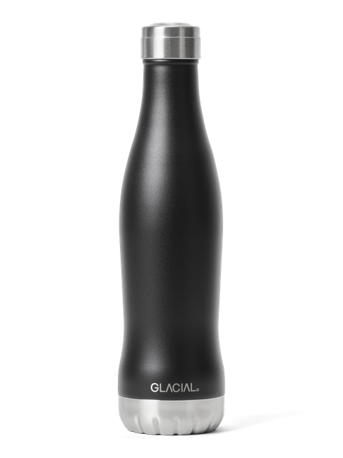 Water Bottle Matte Black 600ml