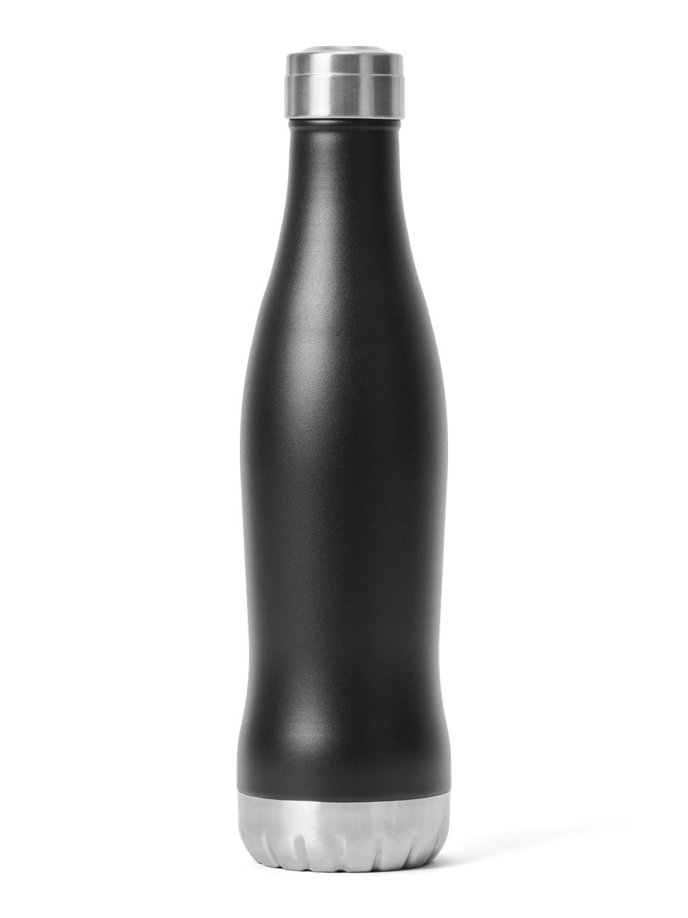 Water Bottle Matte Black 600ml